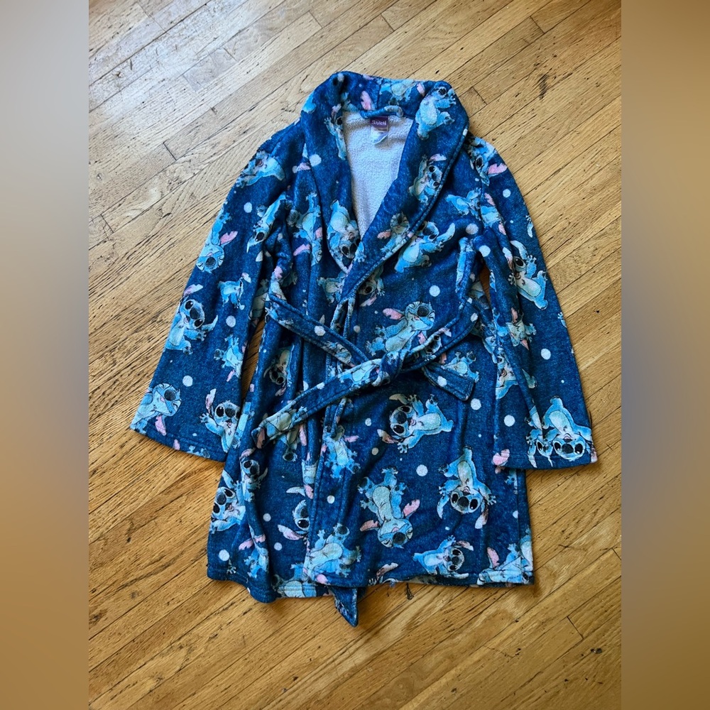 Disney Stitch Kids Fleece Robe
